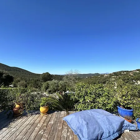 Villa Mazet Cezar, Climatise Pour 4 Personnes, Avec Piscine Collective A *